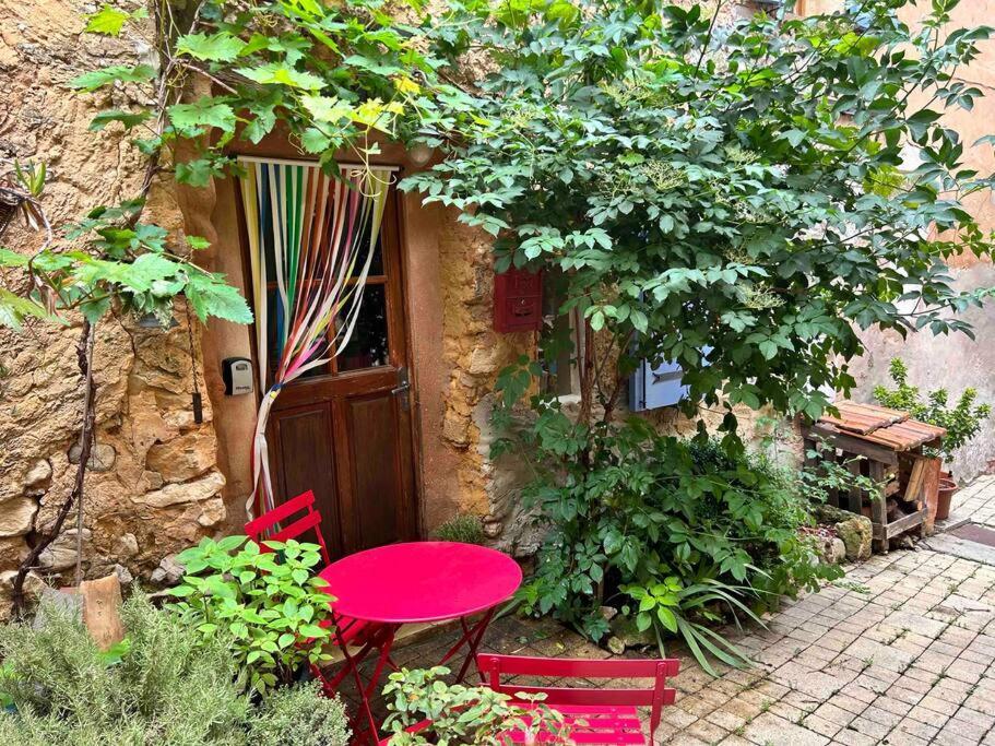 Maisonnette Au Pied Du Mont Ventoux Ste Colombe Bedoin Bagian luar foto